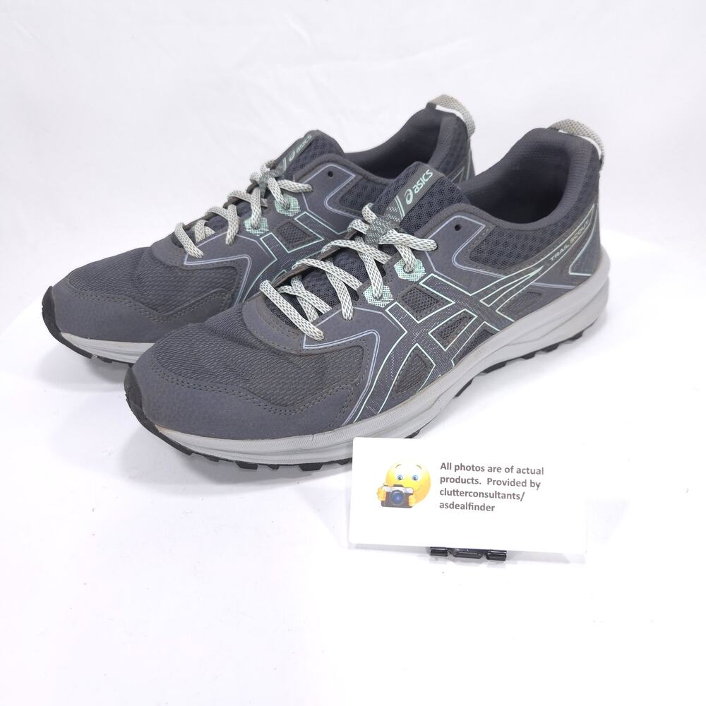 Asics Trail Scout Athletic Lace Up Shoe Womens Size 11 1012A566 Gray